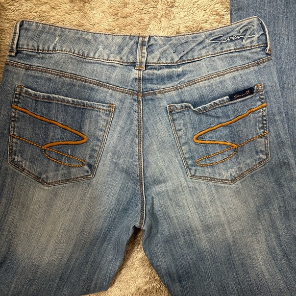 Seven 7Jeans Sexy Flare size 31 Women's Blue Jeans - Picture 2 of 6